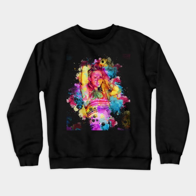 Mariah Carey ~ Watercolor Illustration Crewneck Sweatshirt by Punyaomyule